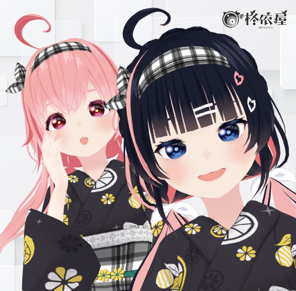 【VRoid】レモン浴衣|Lemon-Yukata