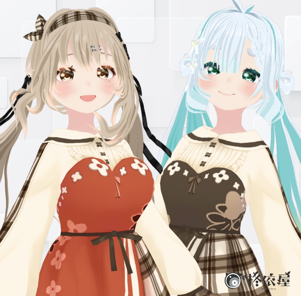 【VRoid】金木犀ワンピース|Fragrant-Olive-Dress