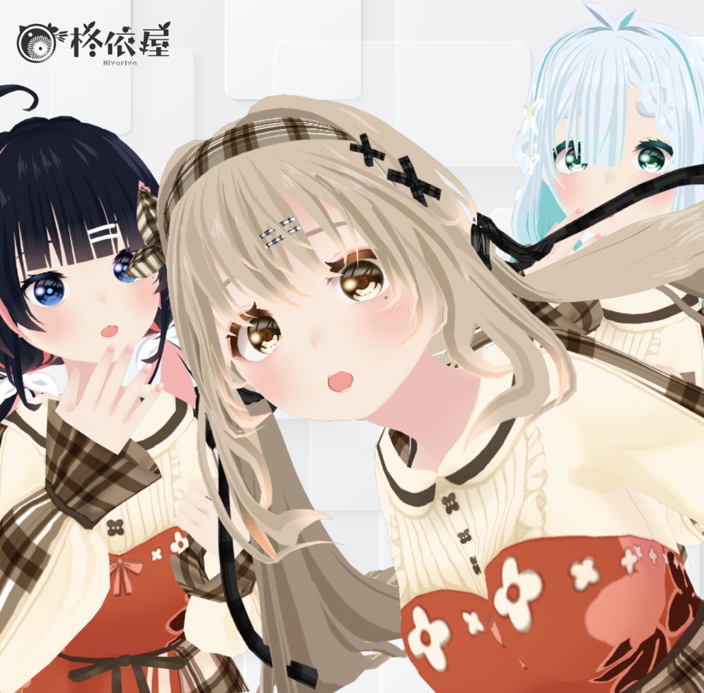 【VRoid】金木犀ワンピース|Fragrant-Olive-Dress