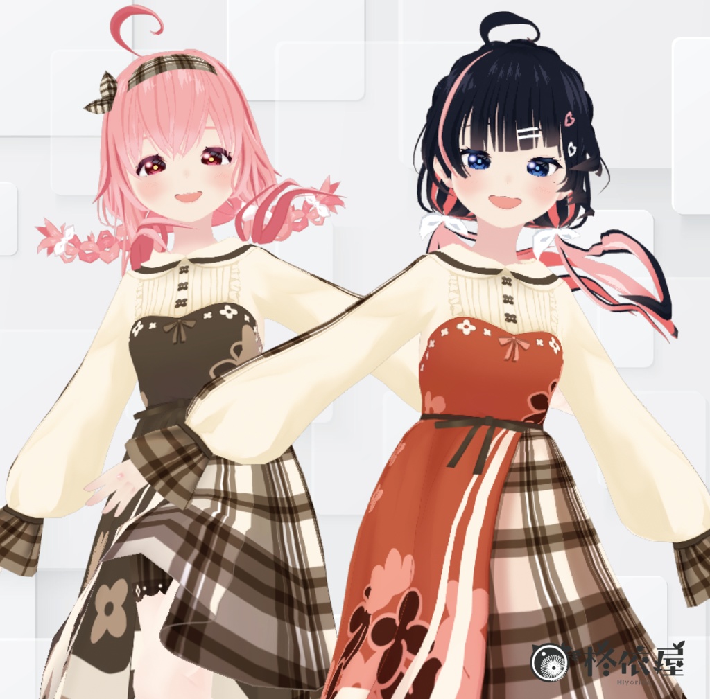 【VRoid】金木犀ワンピース|Fragrant-Olive-Dress