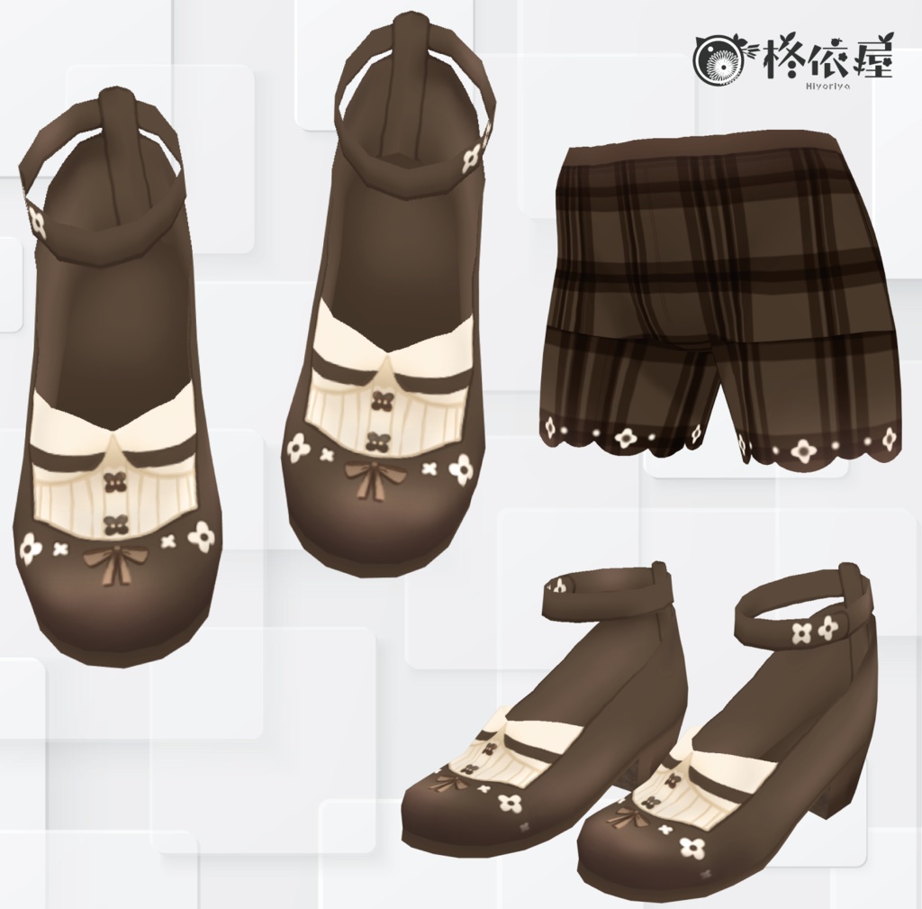 【VRoid】金木犀ワンピース|Fragrant-Olive-Dress