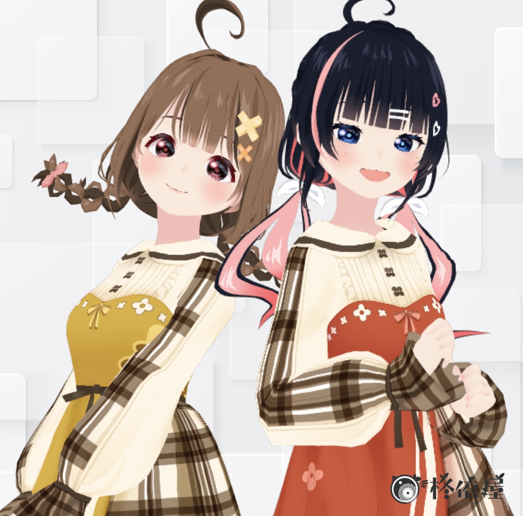 【VRoid】金木犀ワンピース|Fragrant-Olive-Dress