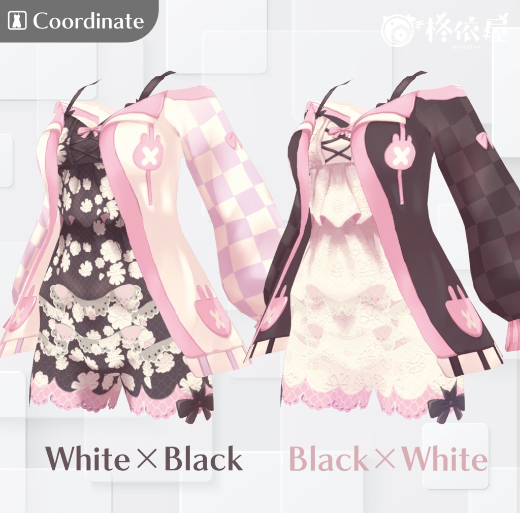 【VRoid】うさルームウェア|Rabbit Roomwear