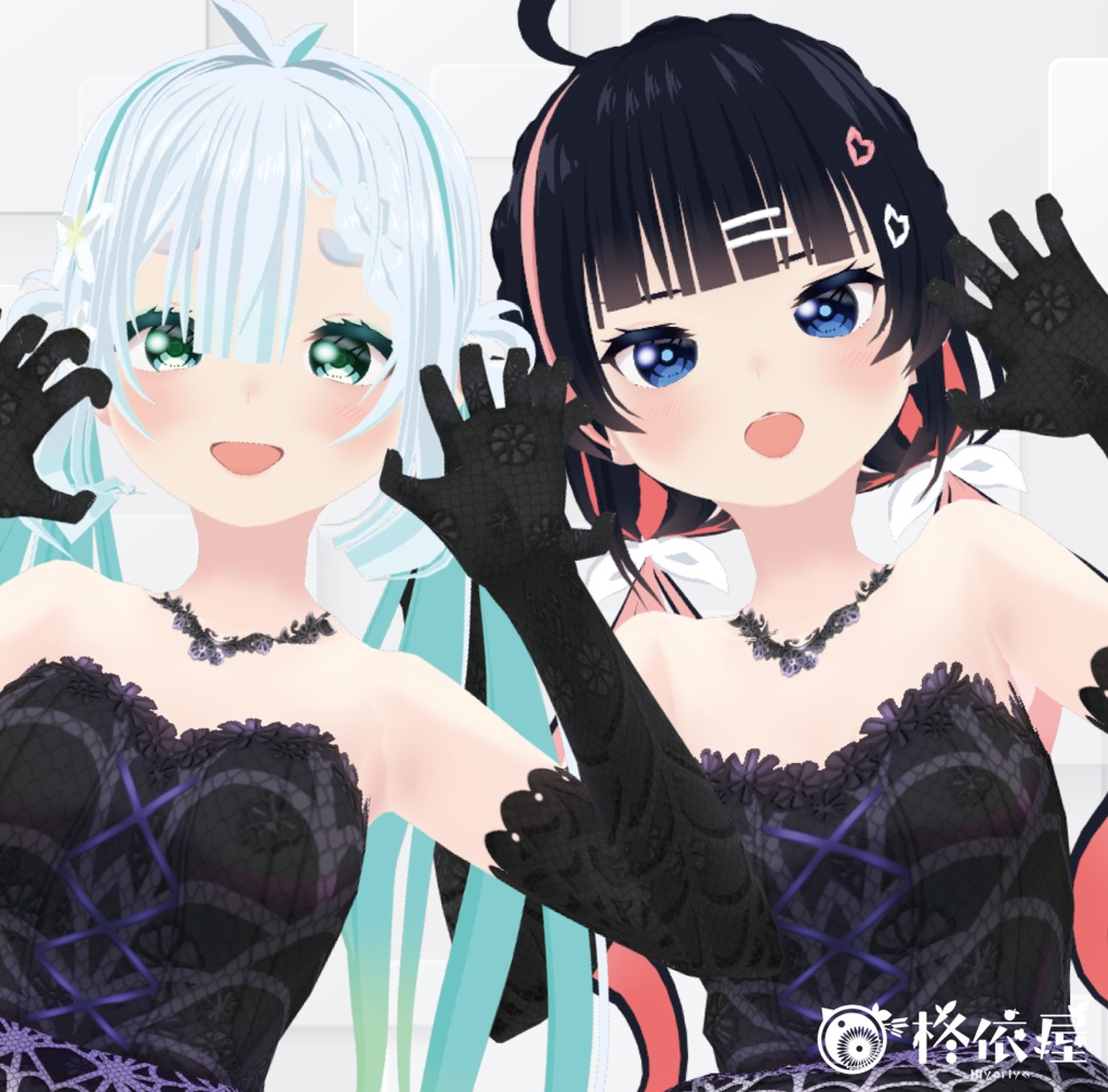 【VRoid】ハロウィンドレス|Halloween Wedding dress