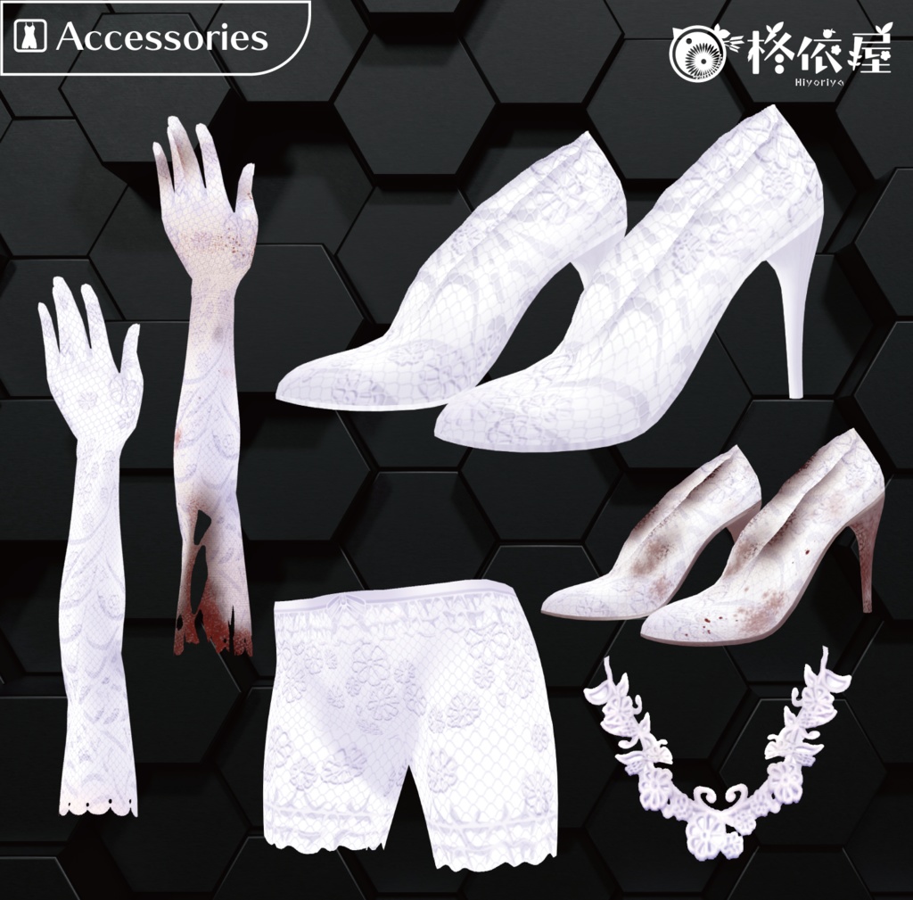 【VRoid】ハロウィンドレス|Halloween Wedding dress