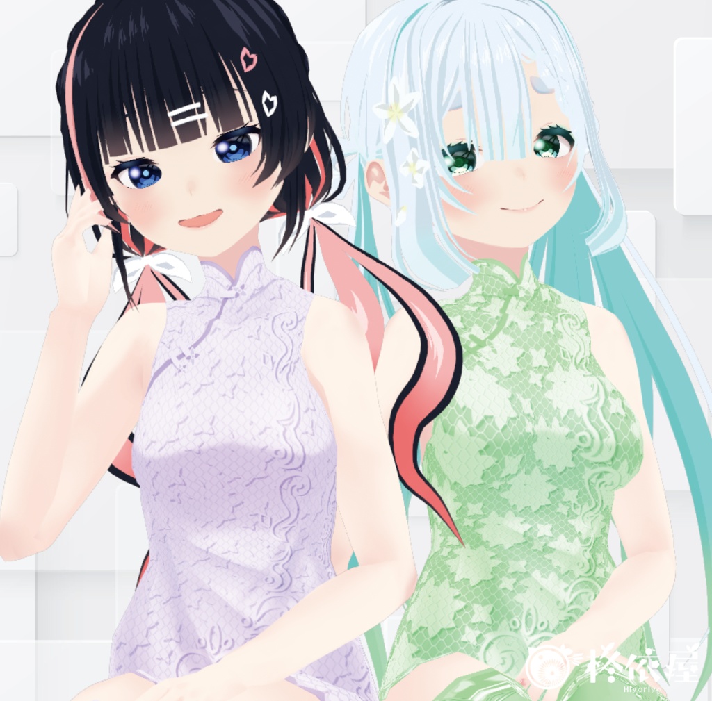 【VRoid】キョンシー風衣装|Jiangshi style costume