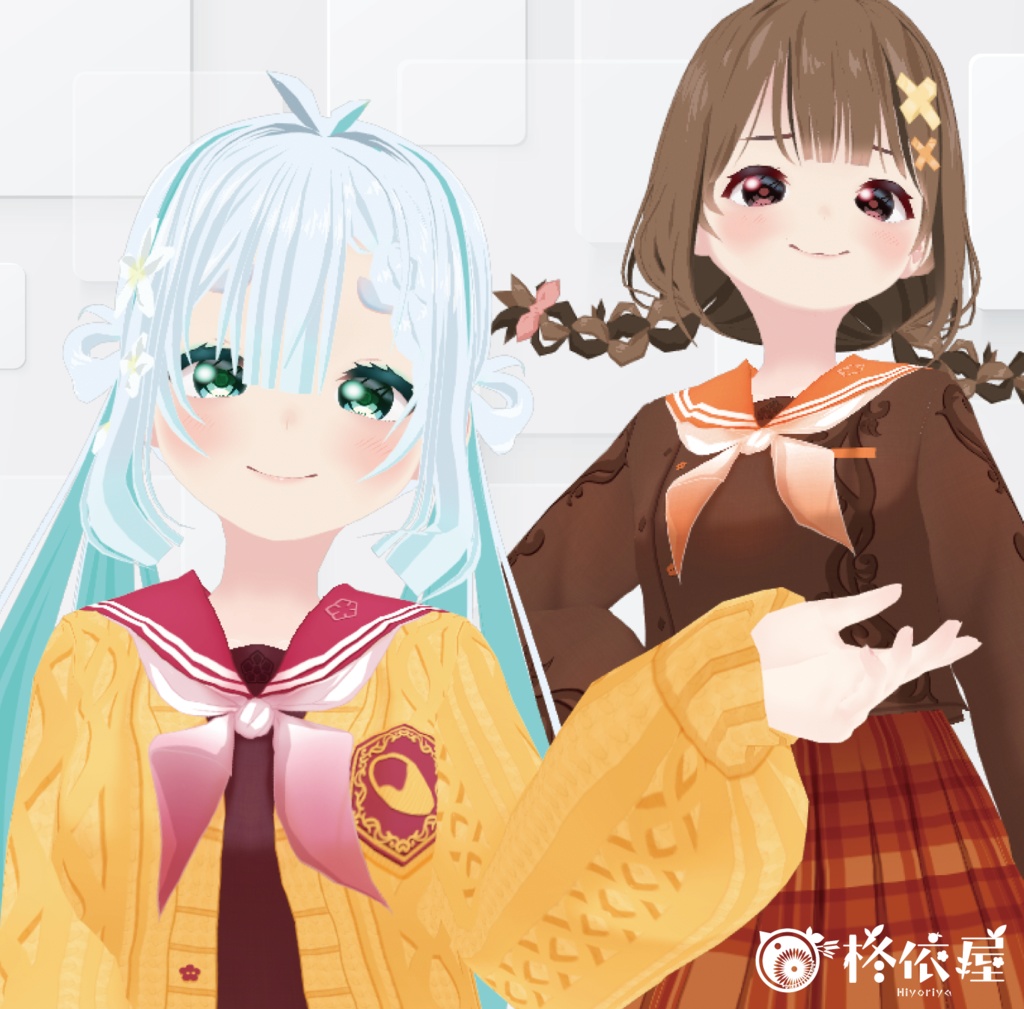 【VRoid】秋色セーラー服|Autumn Color Sailor Suit