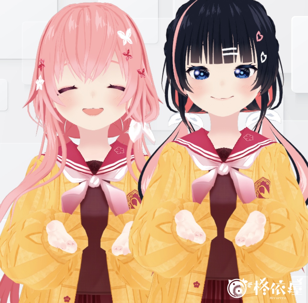 【VRoid】秋色セーラー服|Autumn Color Sailor Suit