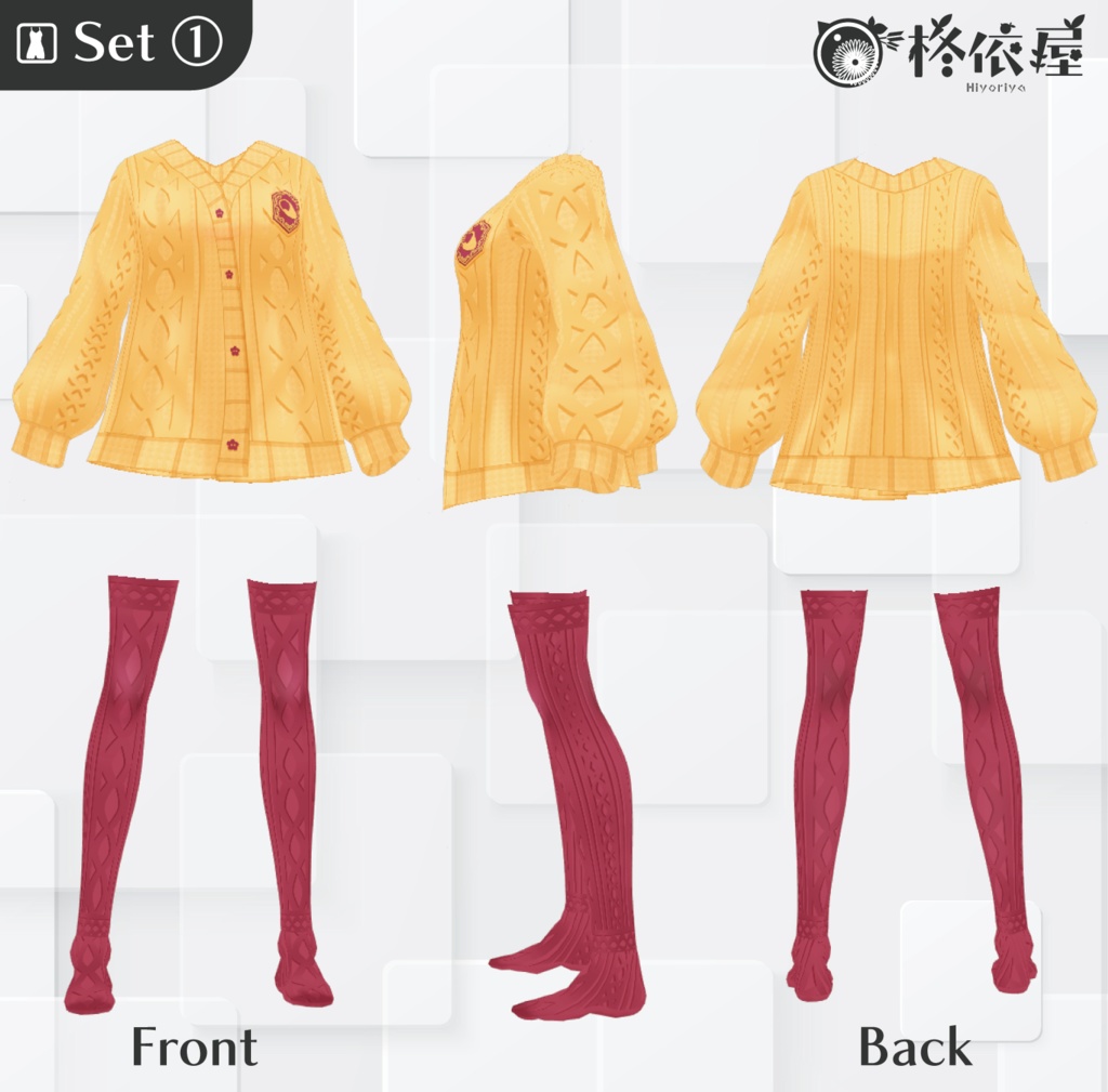 【VRoid】秋色セーラー服|Autumn Color Sailor Suit