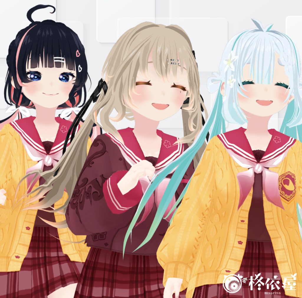 【VRoid】秋色セーラー服|Autumn Color Sailor Suit