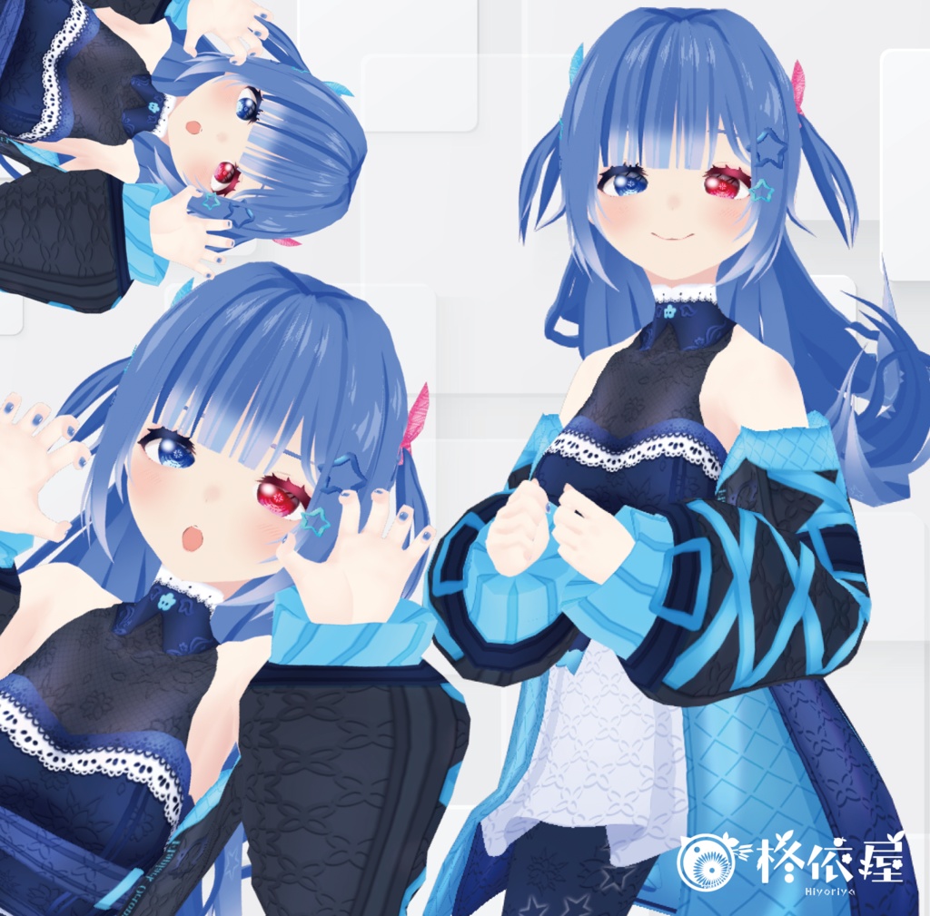 【3Dモデル】海羽-VRMデータ無料DL|Miu