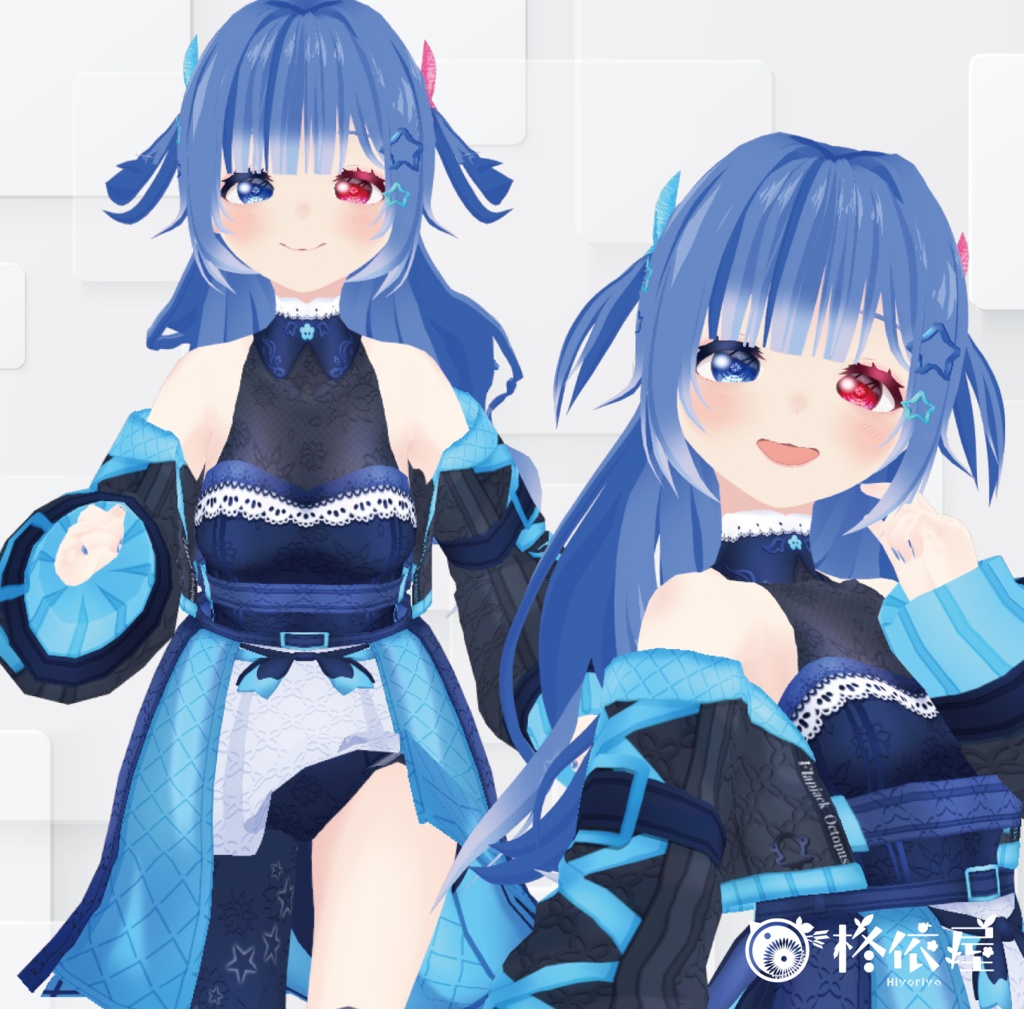 【3Dモデル】海羽-VRMデータ無料DL|Miu