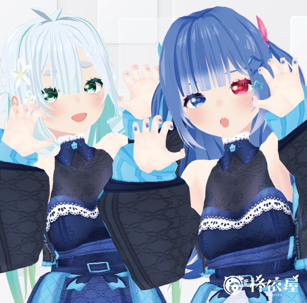 【VRoid】めんだこスーツ|Flapjack Octopus Suit