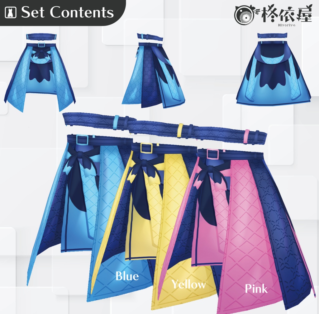 【VRoid】めんだこスーツ|Flapjack Octopus Suit