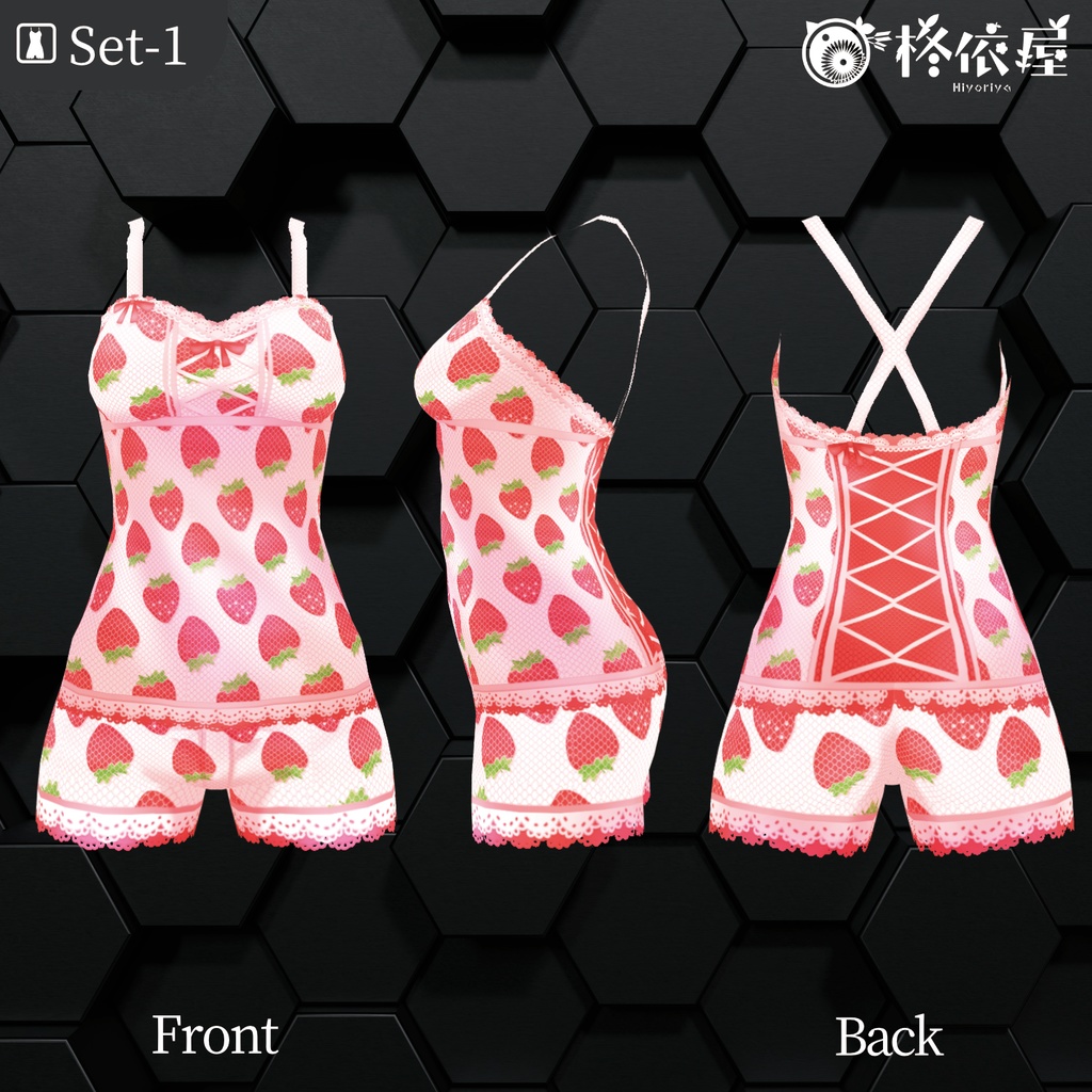 【VRoid】ケーキ着物|Cake kimono