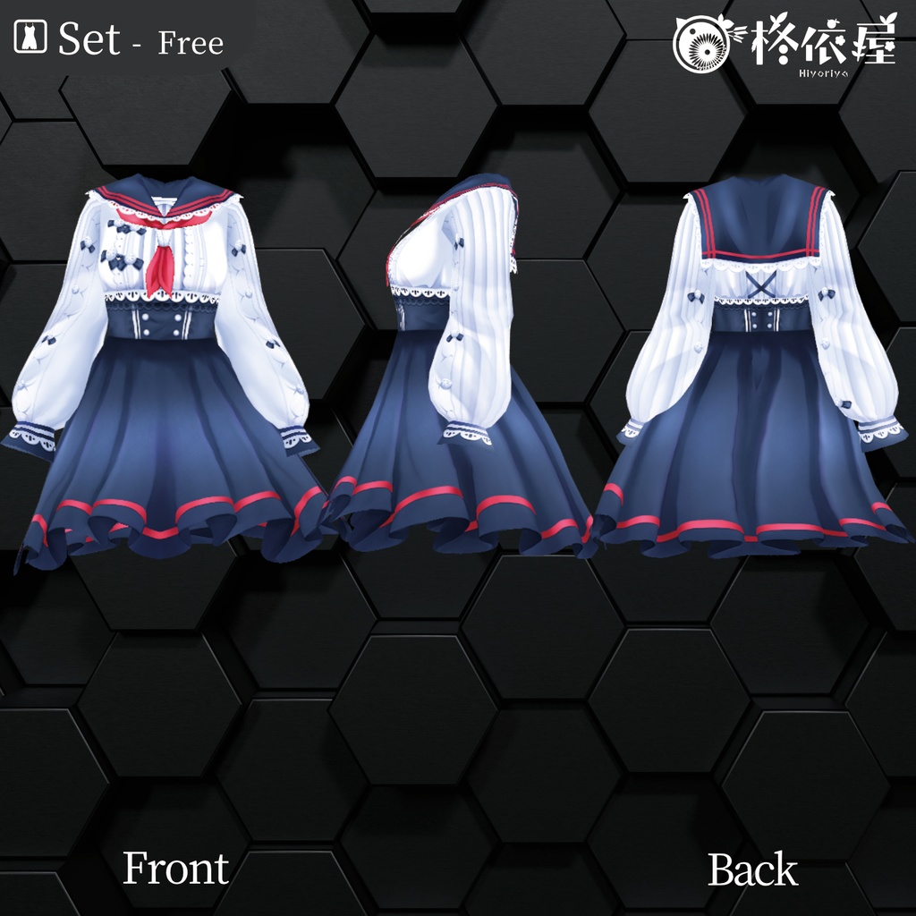 【VRoid】桜セーラー服2025|Sakura Sailor Dress