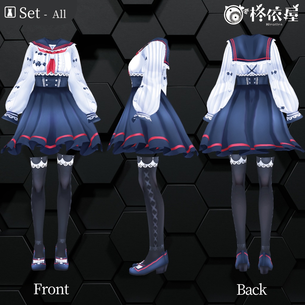 【VRoid】桜セーラー服2025|Sakura Sailor Dress