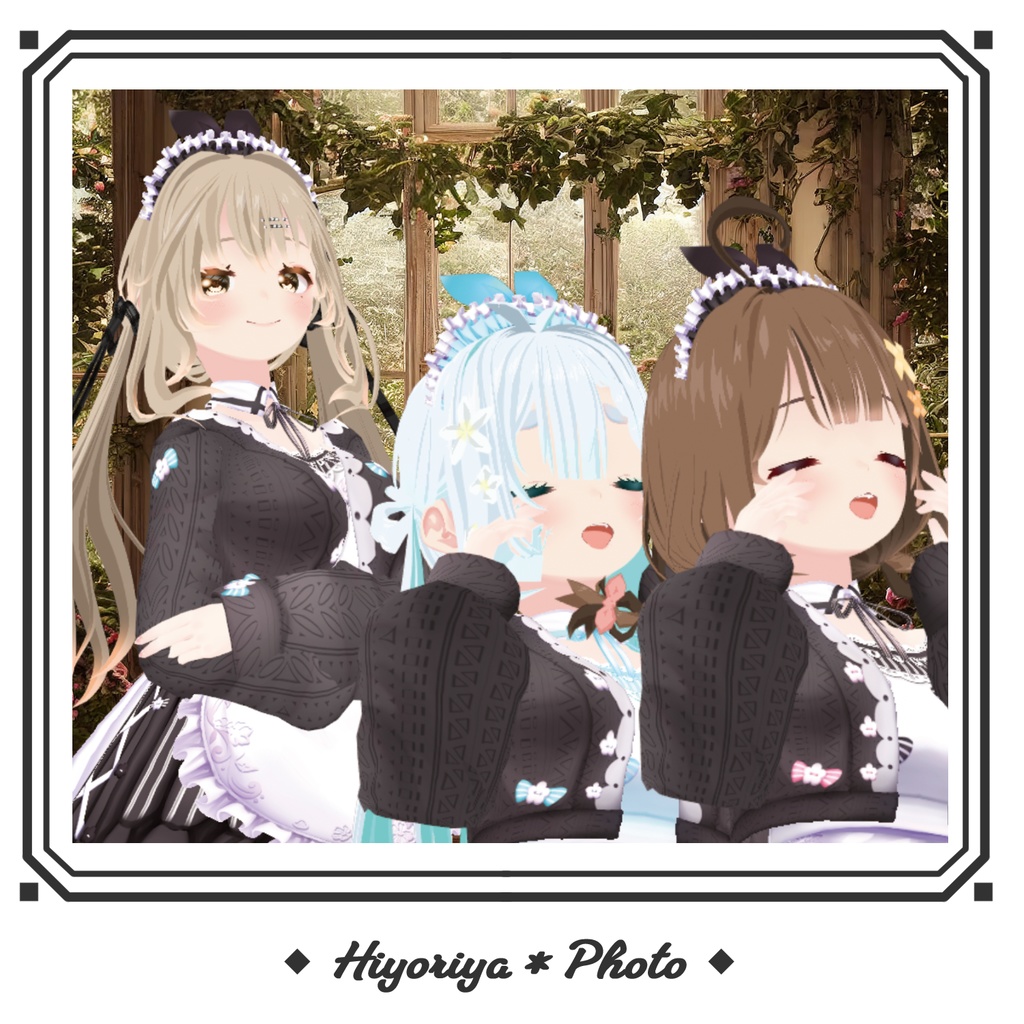 【VRoid】桜メイド服|Sakura Maid Uniform