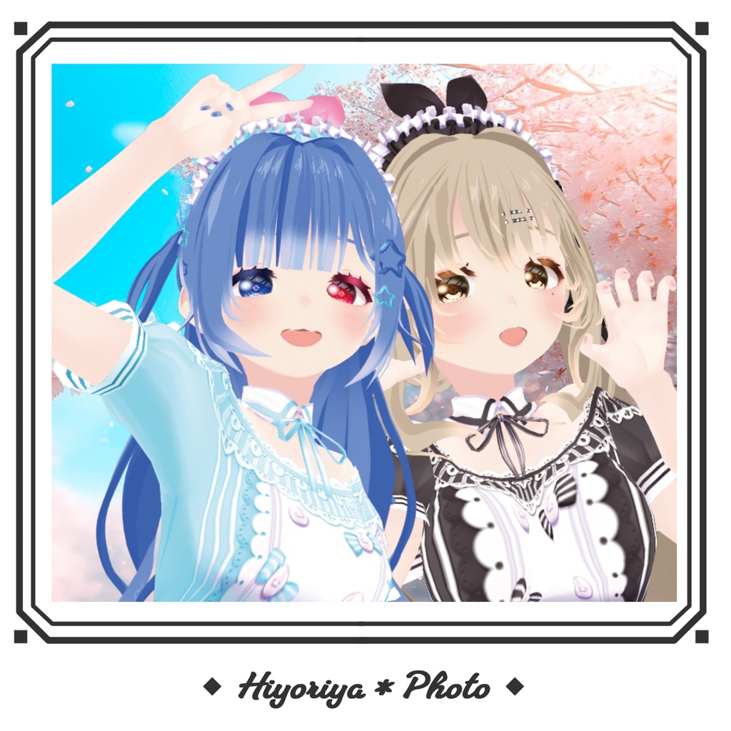 【VRoid】桜メイド服|Sakura Maid Uniform