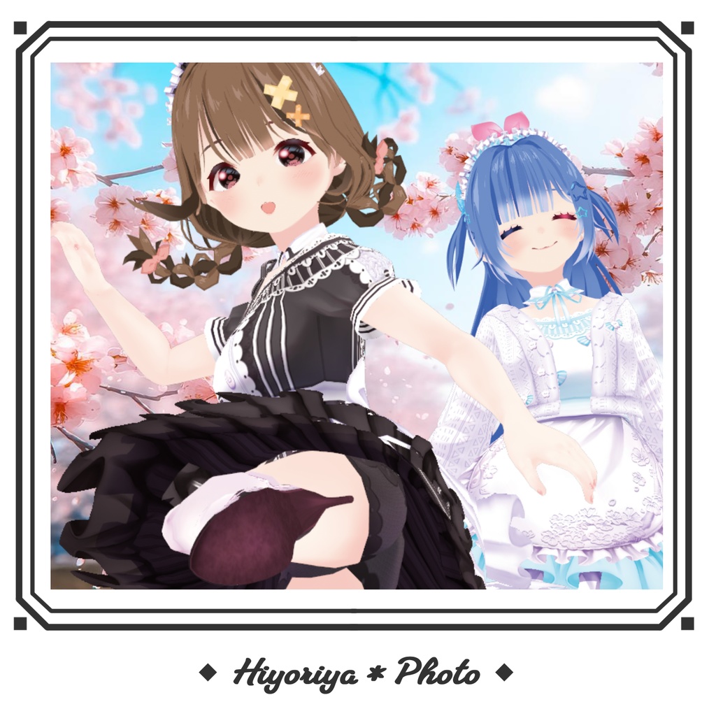 【VRoid】桜メイド服|Sakura Maid Uniform