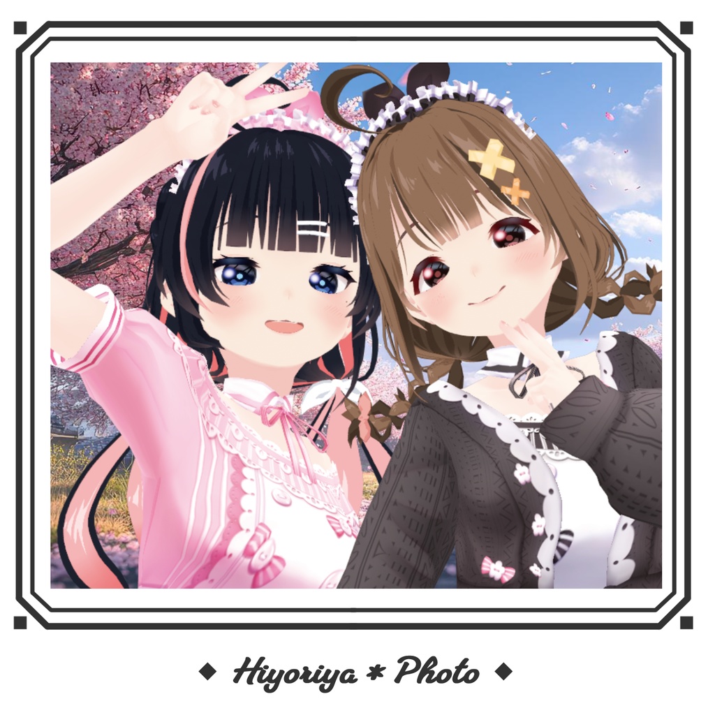 【VRoid】桜メイド服|Sakura Maid Uniform