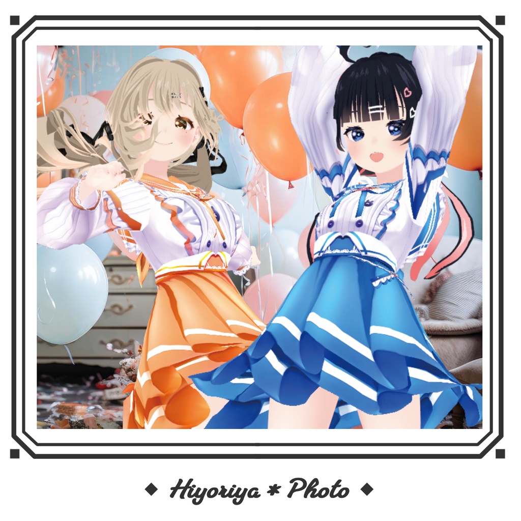 【VRoid】チア・セーラー服|Cheer Sailor