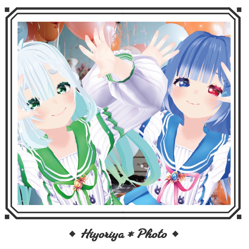 【VRoid】チア・セーラー服|Cheer Sailor