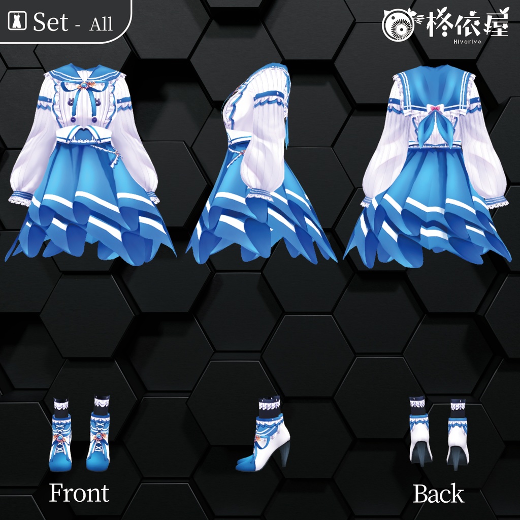 【VRoid】チア・セーラー服|Cheer Sailor