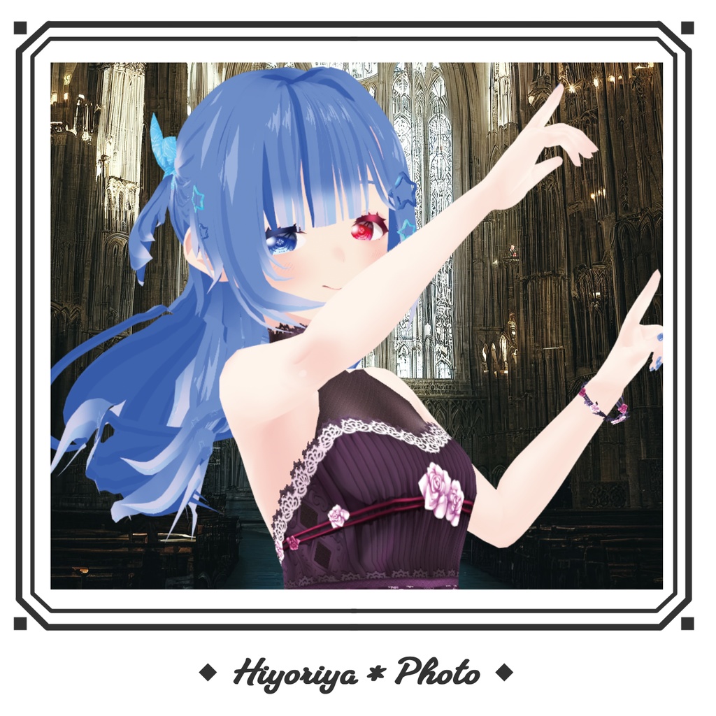 【VRoid】ローズドレス|Rose Dress