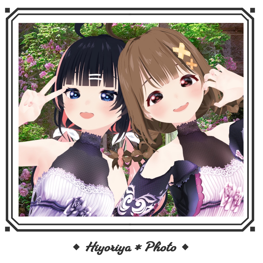 【VRoid】ローズドレス|Rose Dress