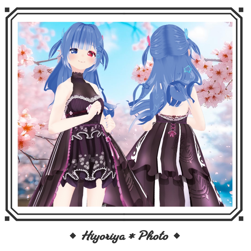 【VRoid】ローズドレス|Rose Dress