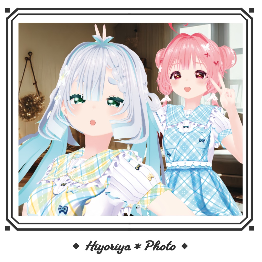 【VRoid】夏色チェックセーラー|Summer Check Sailor