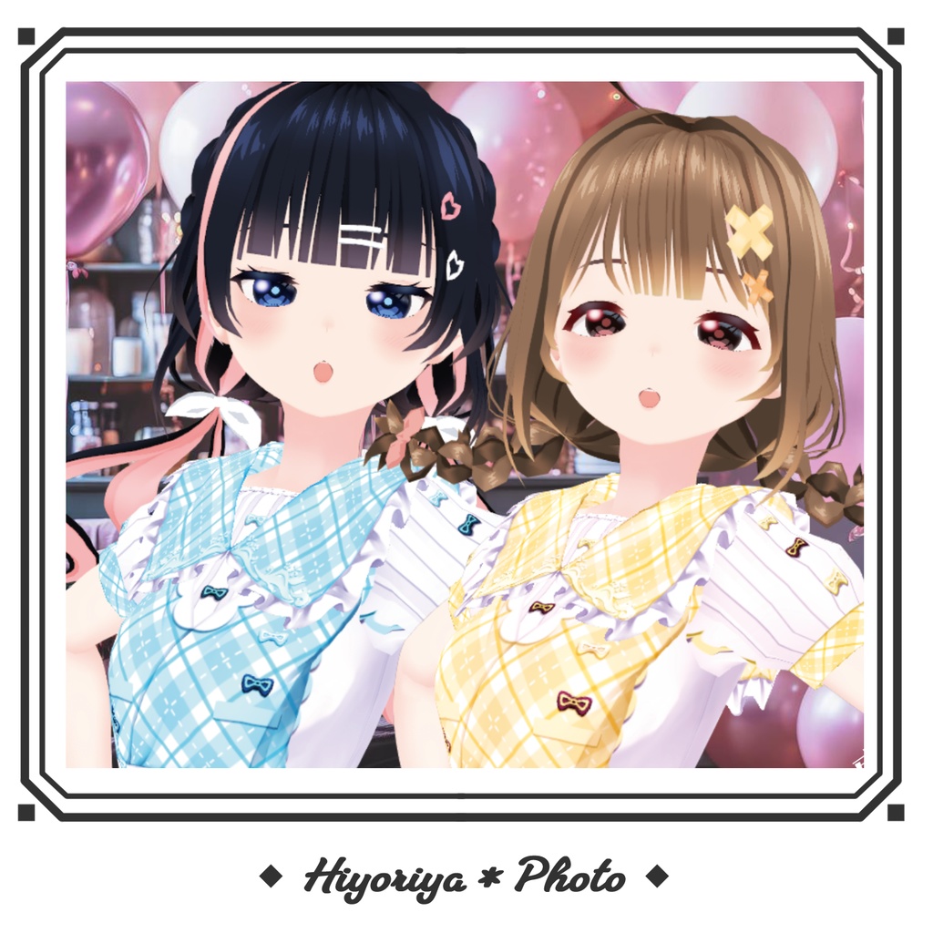 【VRoid】夏色チェックセーラー|Summer Check Sailor