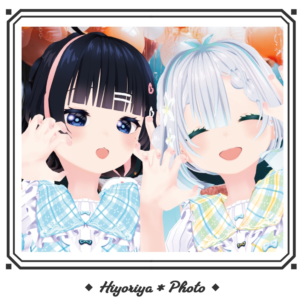 【VRoid】夏色チェックセーラー|Summer Check Sailor