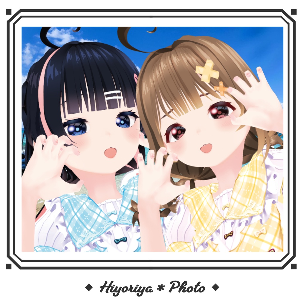 【VRoid】夏色チェックセーラー|Summer Check Sailor