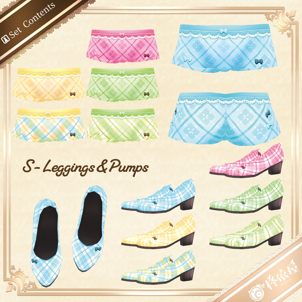 【VRoid】夏色チェックセーラー|Summer Check Sailor