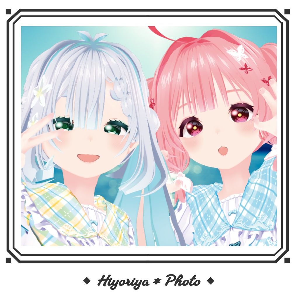 【VRoid】夏色チェックセーラー|Summer Check Sailor