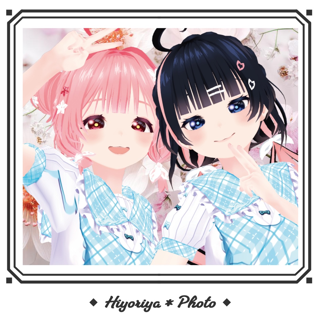 【VRoid】夏色チェックセーラー|Summer Check Sailor