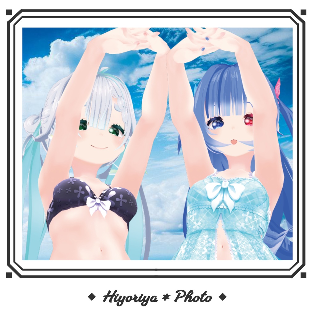 【VRoid】ビキニワンピース|Bikini Dress