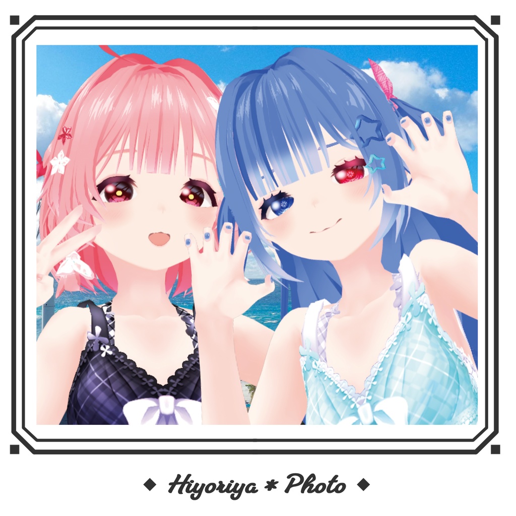 【VRoid】ビキニワンピース|Bikini Dress