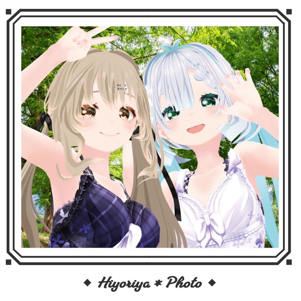 【VRoid】ビキニワンピース|Bikini Dress