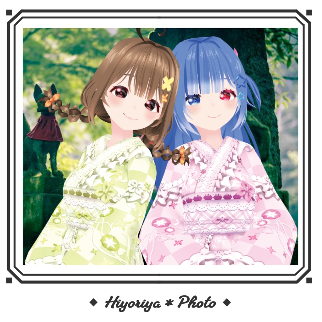 【VRoid】朝顔浴衣|Morning Glory Yukata