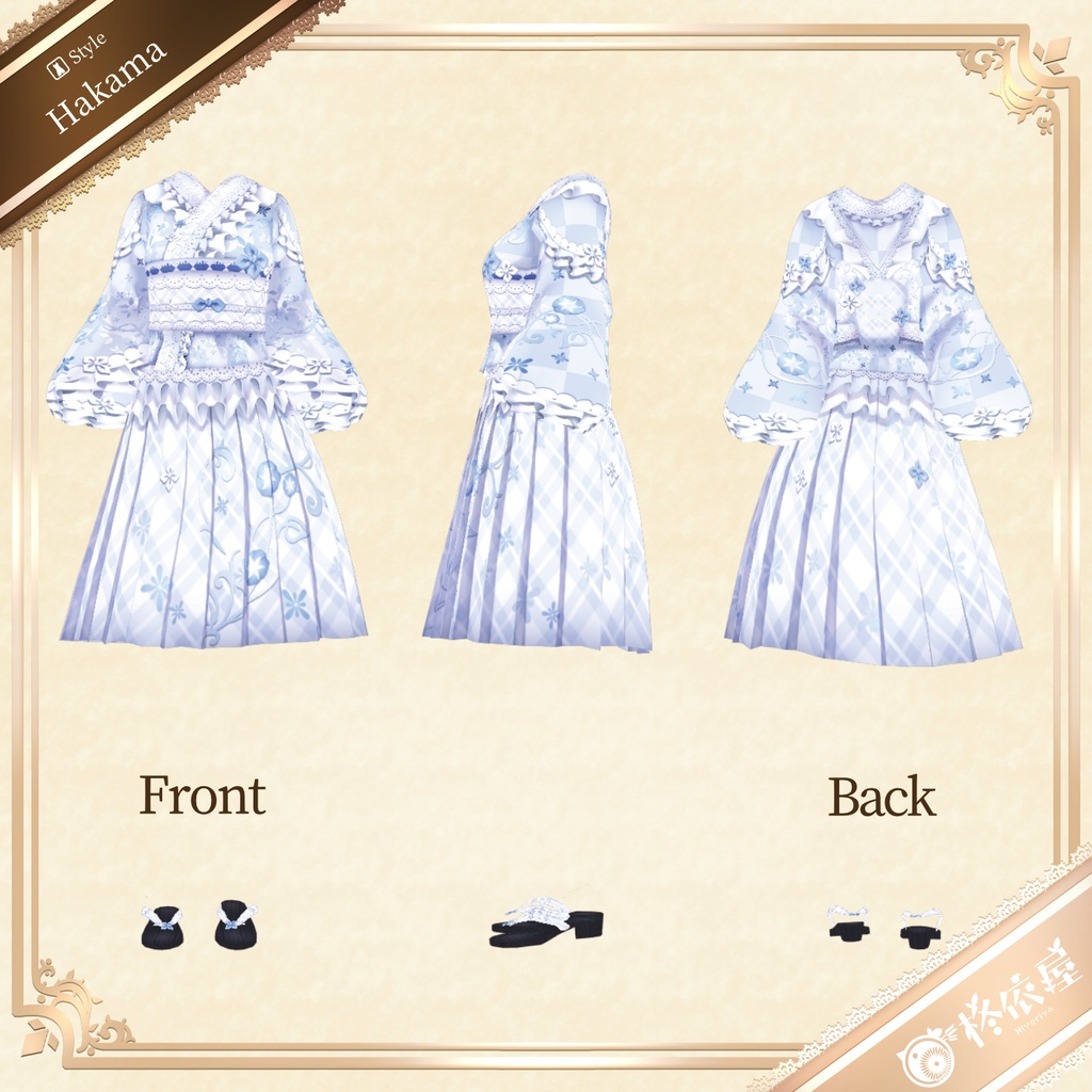 【VRoid】朝顔浴衣|Morning Glory Yukata