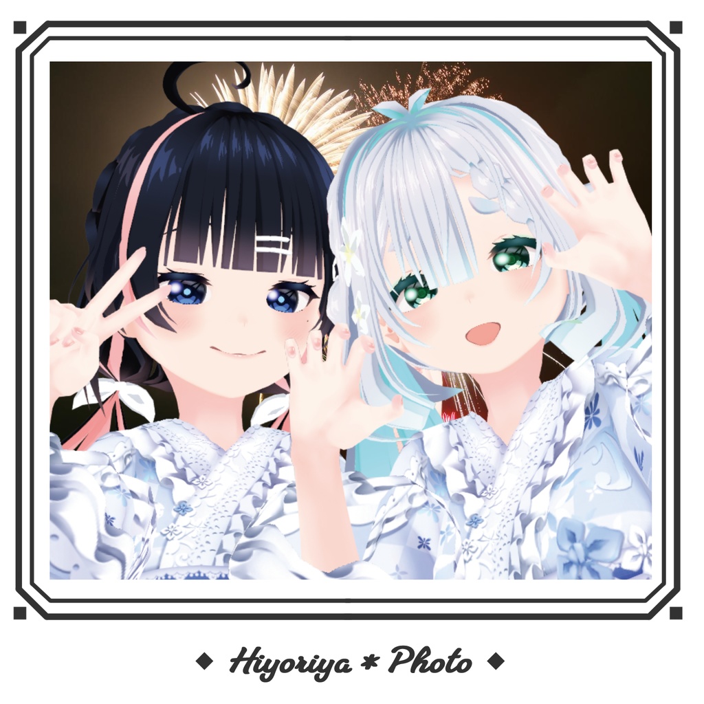 【VRoid】朝顔浴衣|Morning Glory Yukata