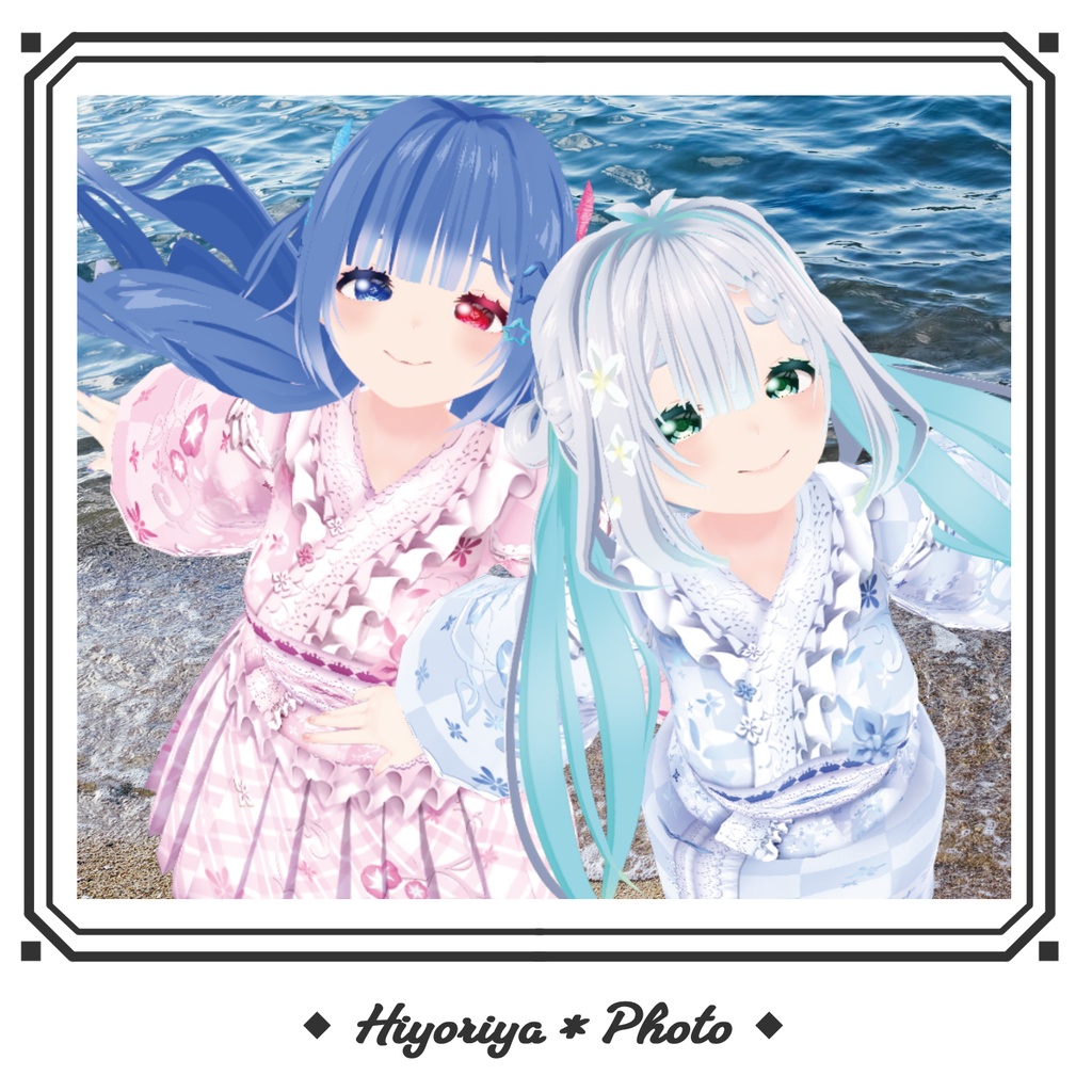 【VRoid】朝顔浴衣|Morning Glory Yukata