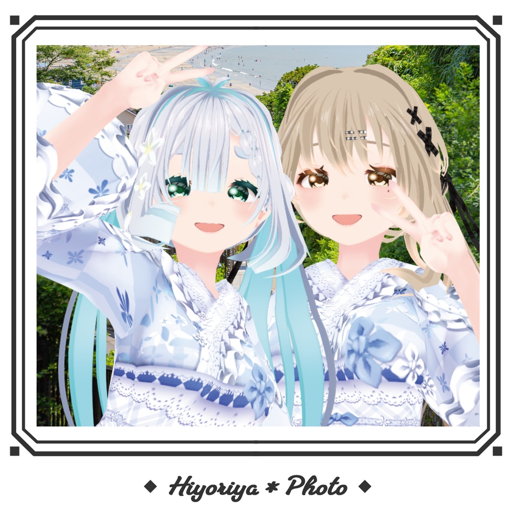 【VRoid】朝顔浴衣|Morning Glory Yukata