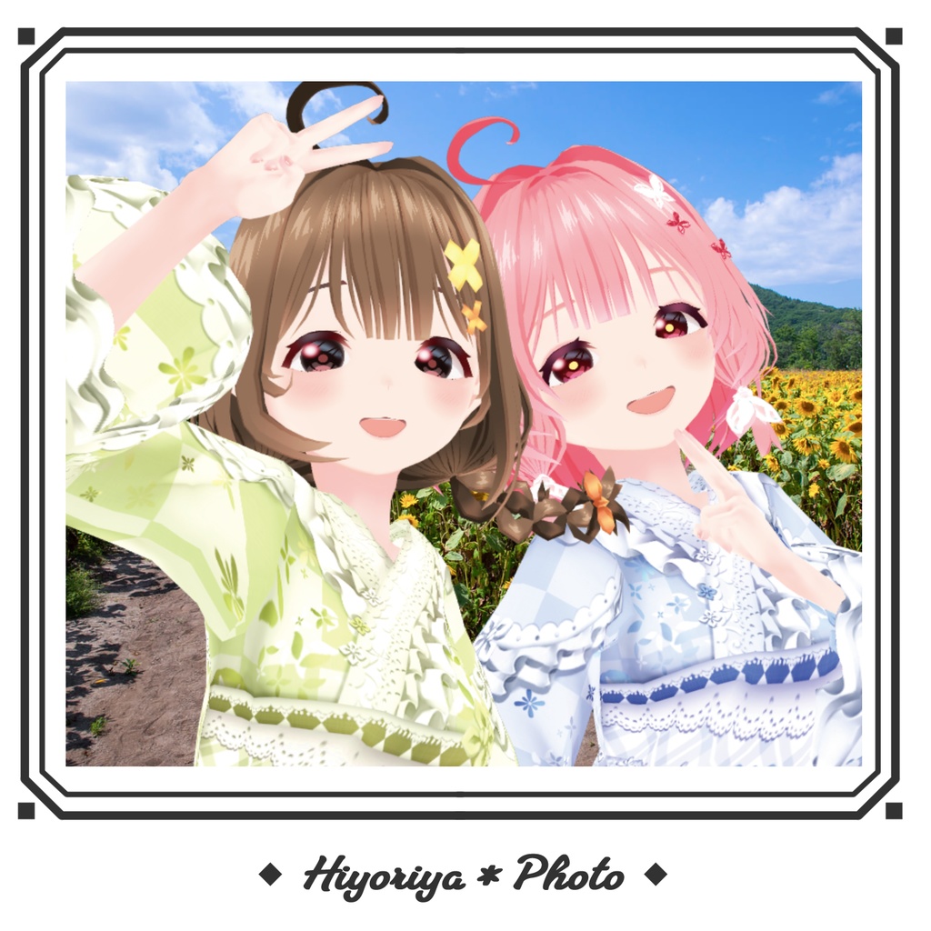 【VRoid】朝顔浴衣|Morning Glory Yukata