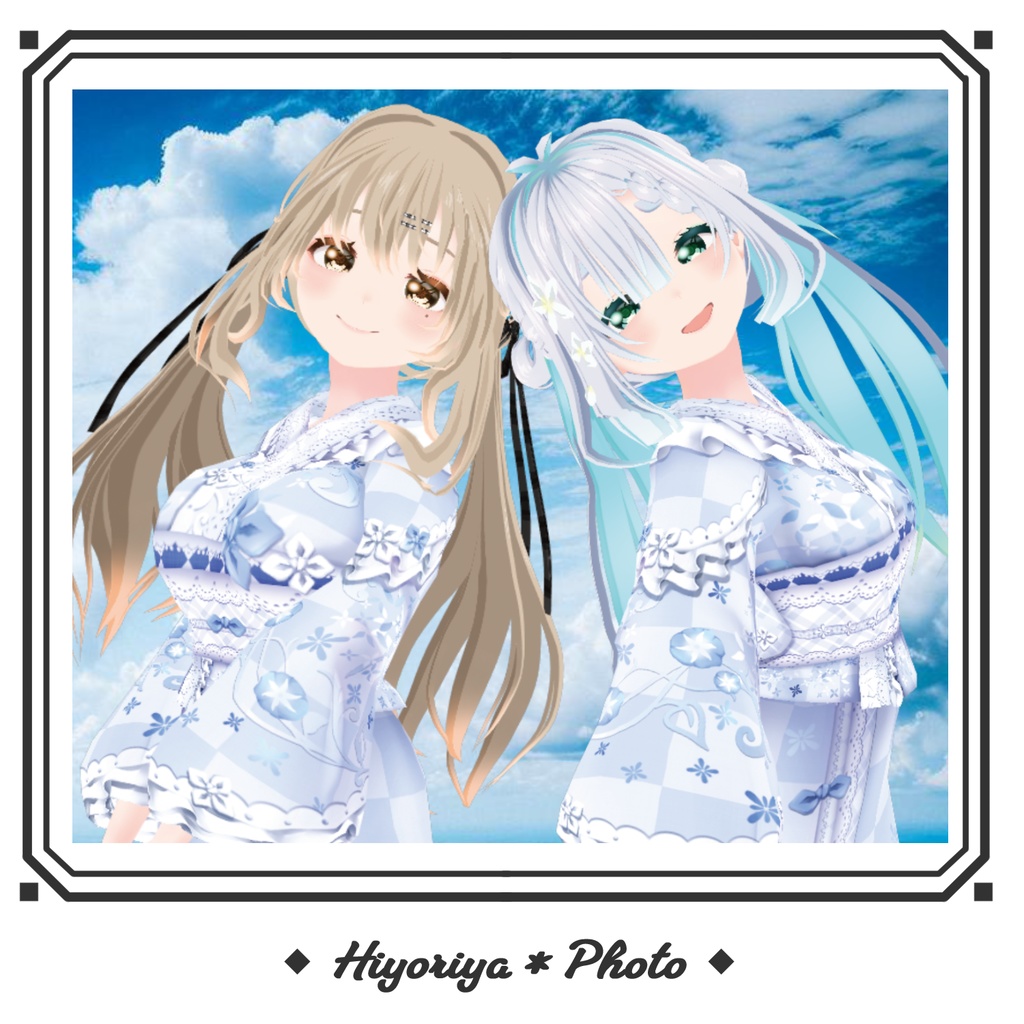 【VRoid】朝顔浴衣|Morning Glory Yukata