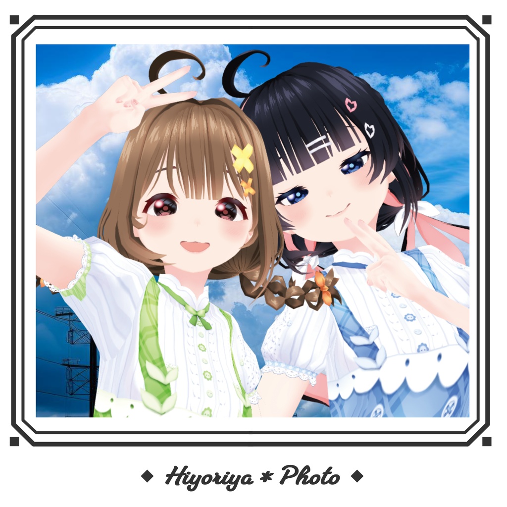 【VRoid】ずんだスカート&サロペット|Zunda Skirt & Salopette