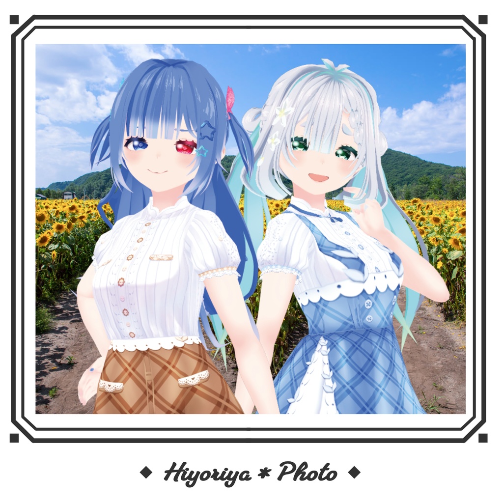 【VRoid】ずんだスカート&サロペット|Zunda Skirt & Salopette